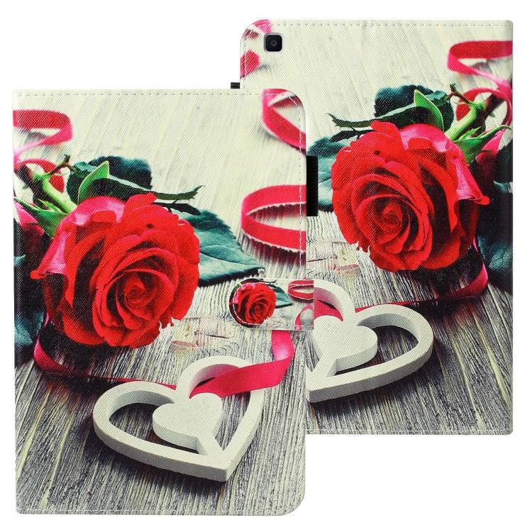 Cross Texture Painted Horizontal Leather Case with Sleep / Wake-up Function & Card Slot & Holder & Wallet, For Galaxy Tab A 8.0 (2019) T290, For Galaxy Tab A 10.1 (2019) T510, For Galaxy Tab S5e T720, For iPad Air, For iPad 10.2