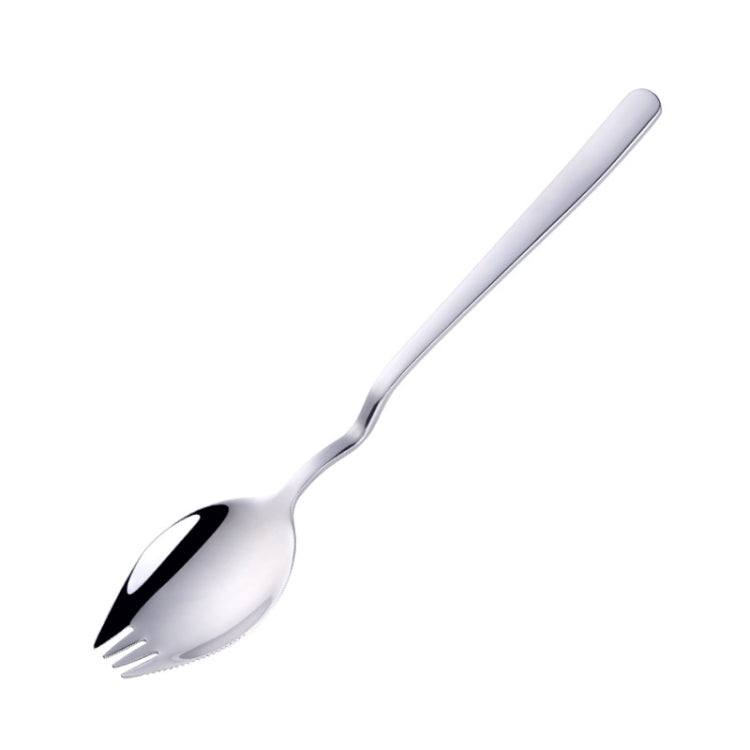 Stainless Steel Instant Noodle Fork Multi-Purpose V-Shaped Knife Fork Spoon Integrated Tableware, Color: Silver, Fork Spoon (Silver), Fork Spoon (Gold), Fork Spoon (Rose Gold), Fork Spoon (Black), Fork Spoon (Blue), Fork Spoon (Purple)