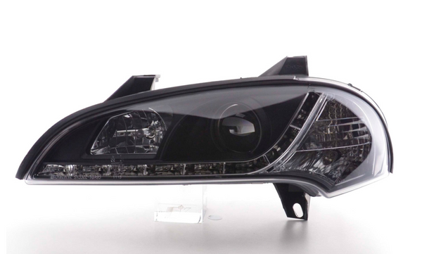 FK LED DRL Projector Headlights Opel Vauxhall Tigra 95-03 black