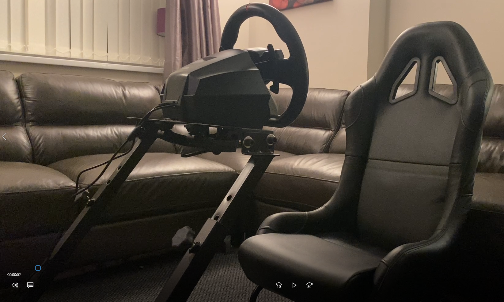 FK Driving Game / Racing Game Chair / Simulator Seat for PC & Console - Just £179 +Shipping