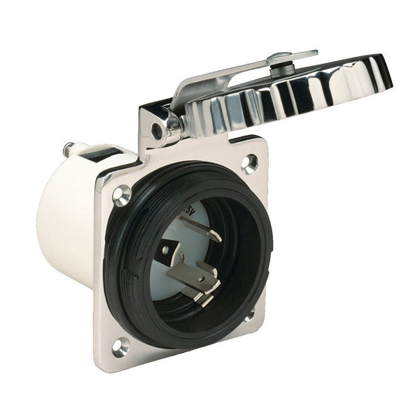 Marinco 16A 230V S/S Inlet - 316 Stainless Steel | 4Boats