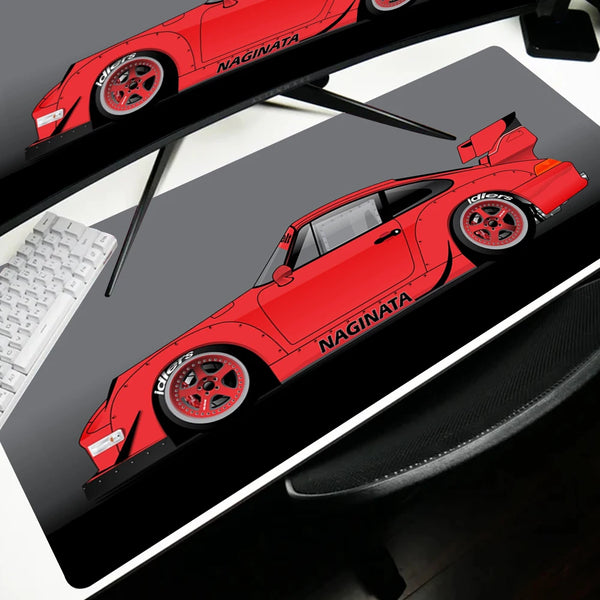 Japan sports car jdm RWB 911 964 933 XXL Mousepad Boy Pad Natural Rubber mousepad Desk Mat Anime Lock edge Mousepad