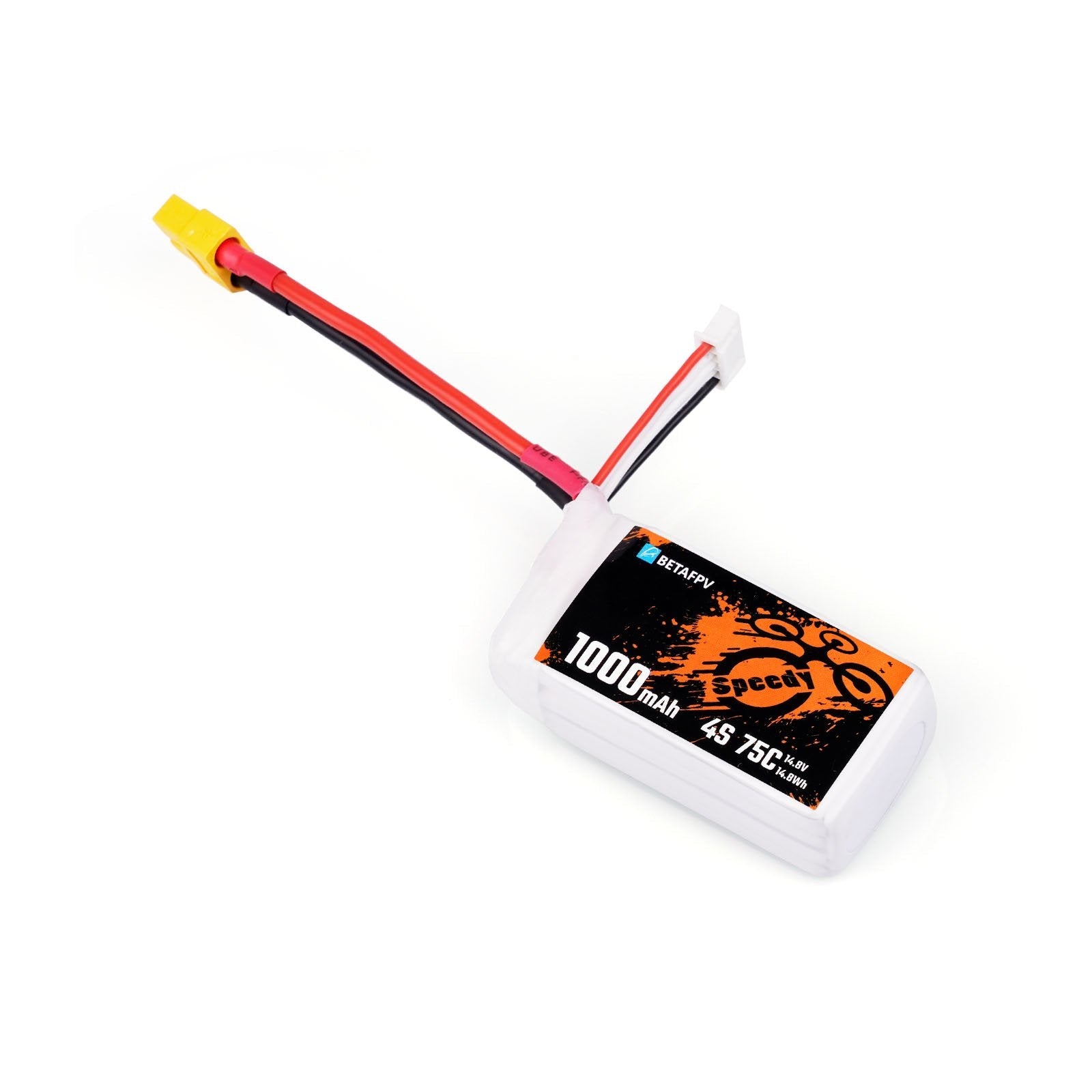 BetaFPV 1000mAh 4S 75C Lipo Battery (2pcs)