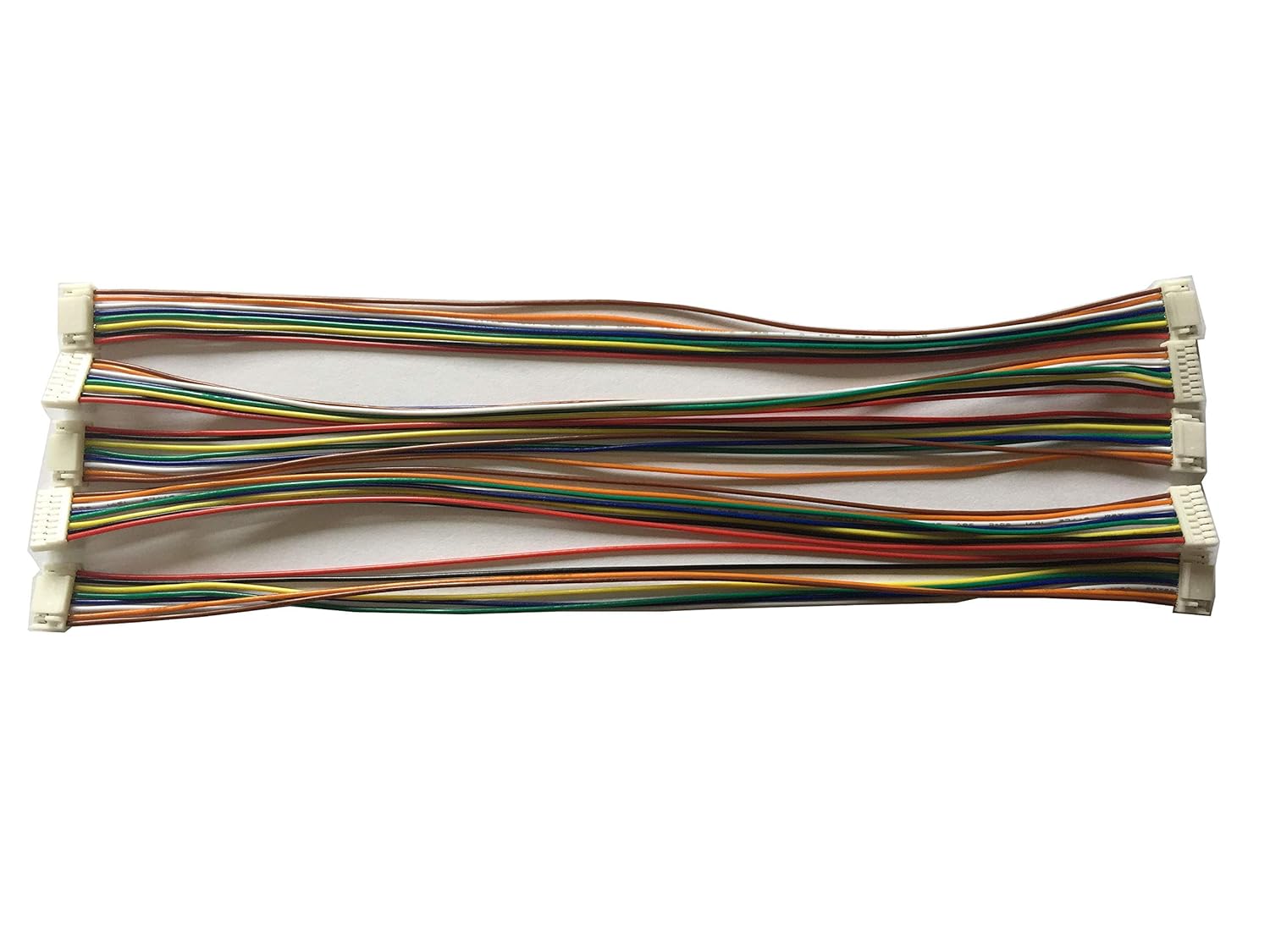 8 pin GH1.25 mm w double ends 300mm (packed 5pc per bag)