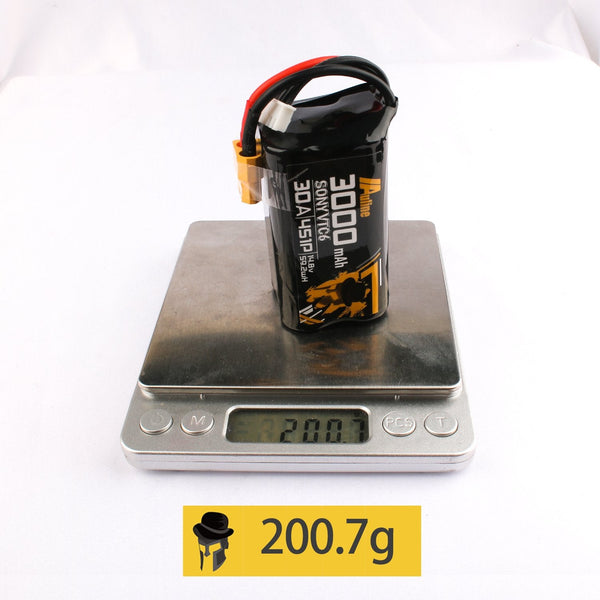AuLine VTC6 3000mAh 4S 14.8V 30A XT60 18650 Li-Ion Battery