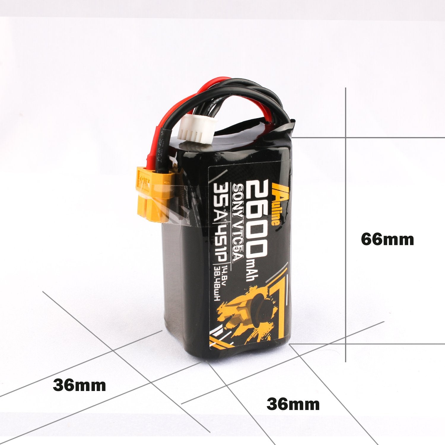 AuLine VTC5A 2600mAh 4S 14.8V35A XT60 18650 Li-Ion Battery