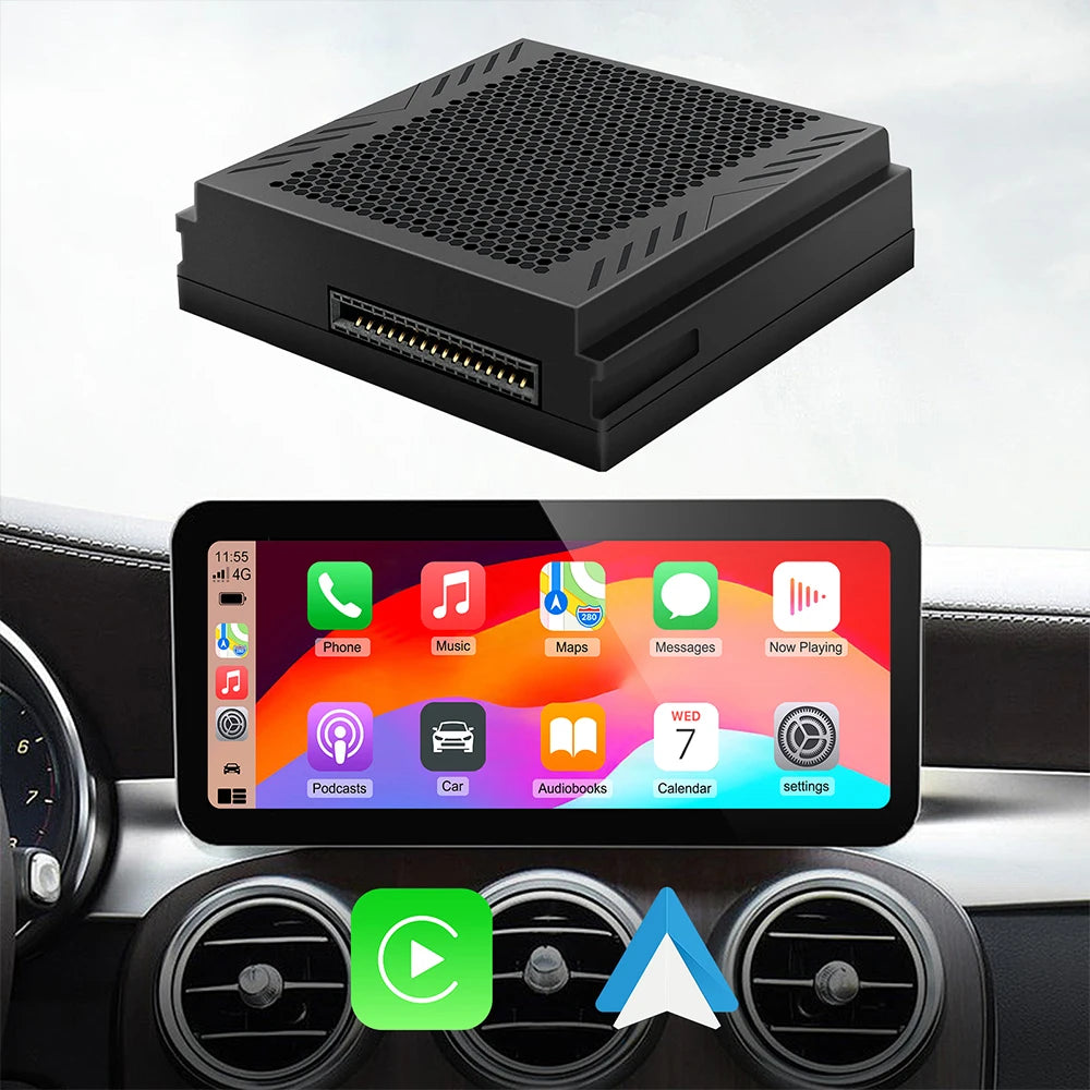 Upgrade Wireless Carplay Suitable For Mercedes Benz A B C E CLA GLA GLK ML Sprinter NTG4.5 Becker Module Android Auto Navigation