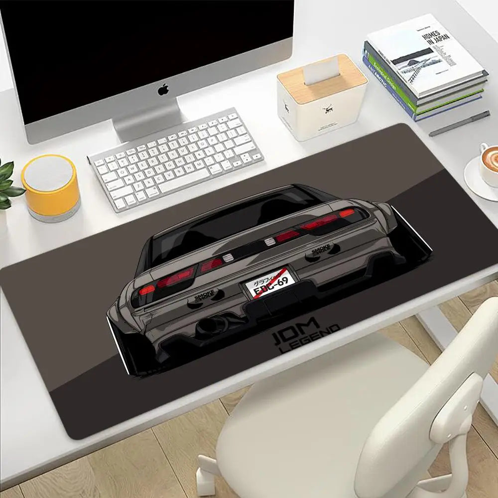 Japan Sports Car JDM Drift New Arrivals Gamer Play Mats Non-slip Mousepad Size For E-sports Game Player PC Computer Laptop Rug