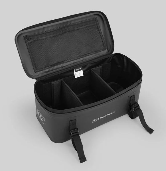 Cokima PanTop® - Moto Pannier Lid Bags - Motorcycle Waterproof Bag x2 Pannier Bags 16L Waterproof Tail Side Box Expansion Bag Motorcycle Motorbike Luggage Storage Bag Panier Adaptive