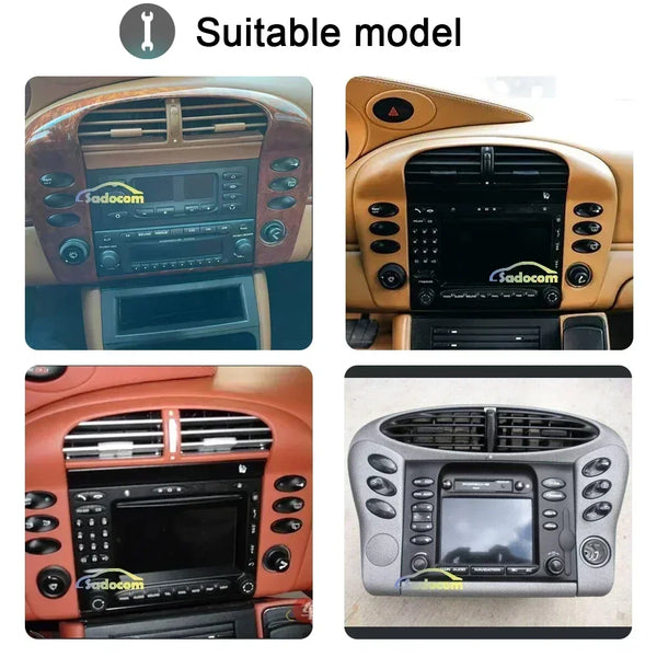 CarPlay 7" 2 din Android 13.0 Car DVD player 8 Core 4GB DSP multimedia GPS autoradio For Porsche 911 996 986 Cayman Boxster