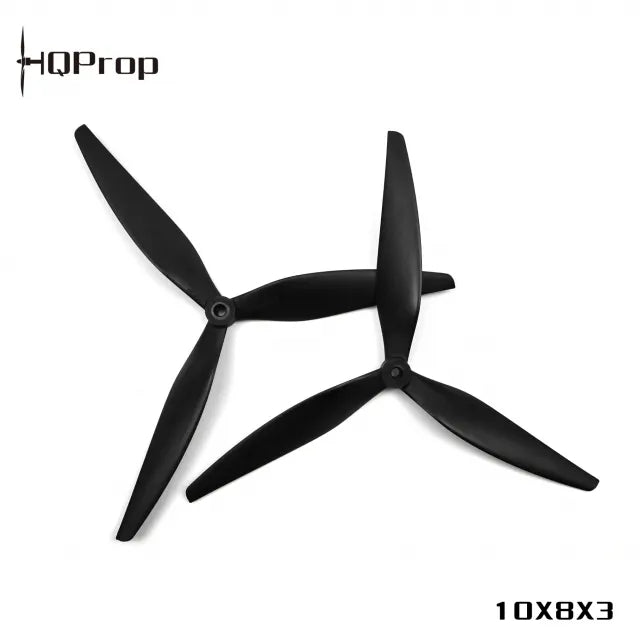 HQ MacroQuad Prop 10×8×3 Glass Fibre Reinforced Nylon Propellers