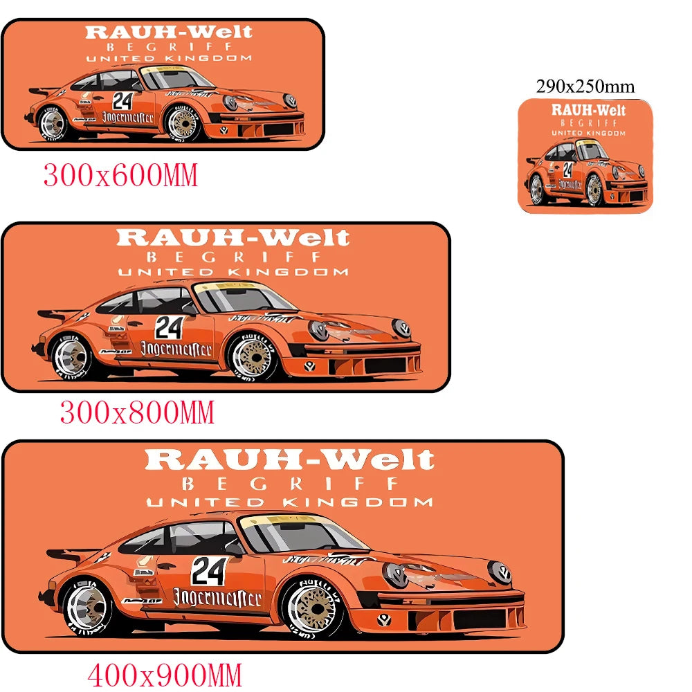 Anime Japan sports car jdm RWB 911 964 933 Mousepad Boy Pad Natural Rubber mousepad Desk Mat Size for Gameing World of tanks C