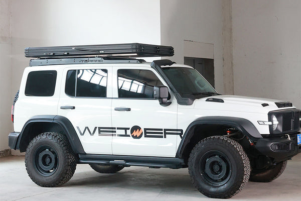 WEIER WERT-004 Vehicle ABS Hard shell Pop Up Roof Top Tent - For Car / RV / Pickup / Van / Camper / 4x4 - 2 Person 300Kg 3000mm water proof