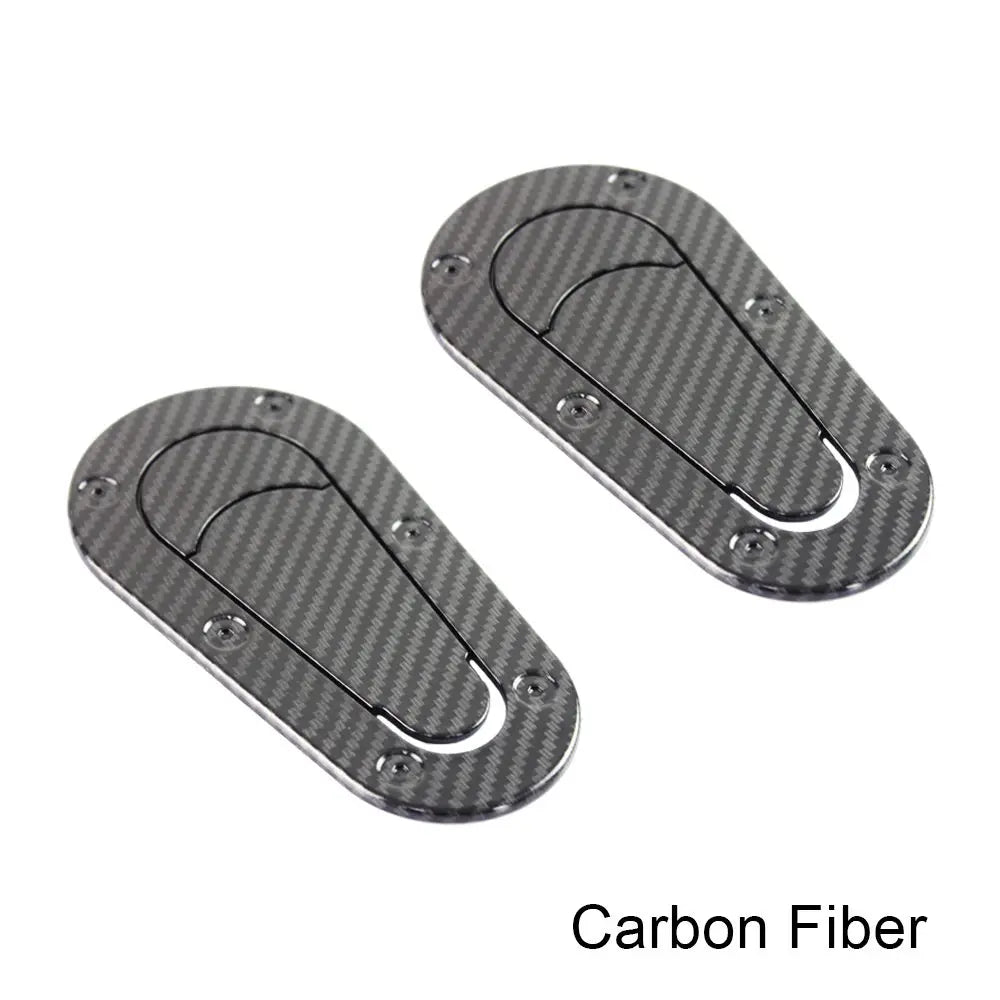 Universal Car Carbon Fiber Sticker for Hood Lock Racing Bonnet Decorative Hood Scoop Stickers for BMW Nissan AMG Mustang