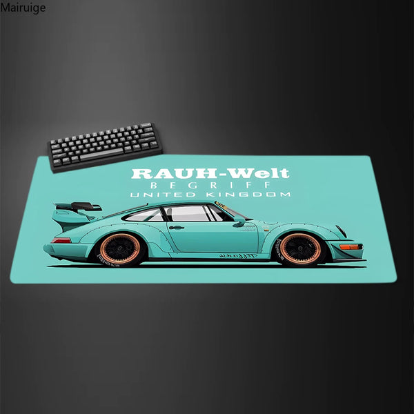 Anime Japan sports car jdm RWB 911 964 933 Mousepad Boy Pad Natural Rubber mousepad Desk Mat Size for Gameing World of tanks C