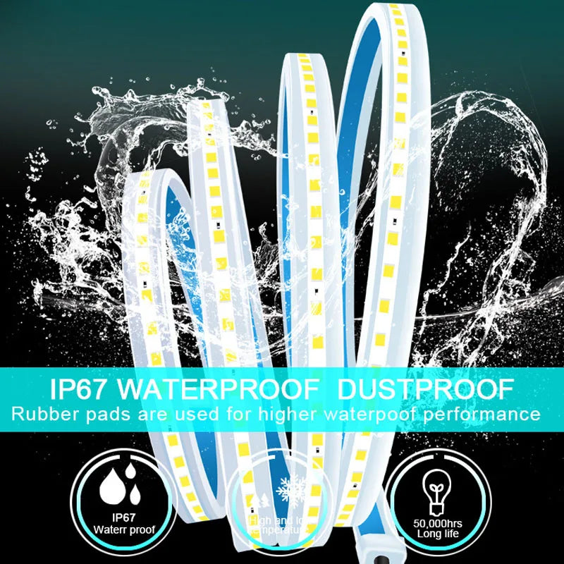 120CM Car LED Hood Light Strip Daytime Running Lights 12V DRL Auto Engine Hood Guide Decorative Lights Ambient Lamp