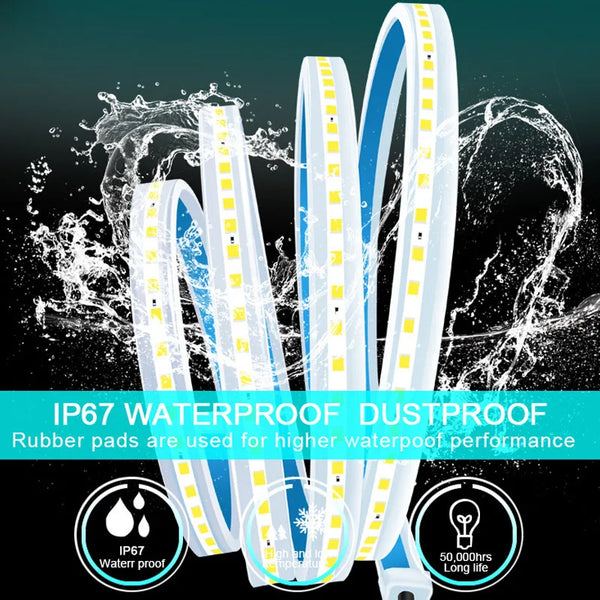 120CM Car LED Hood Light Strip Daytime Running Lights 12V DRL Auto Engine Hood Guide Decorative Lights Ambient Lamp