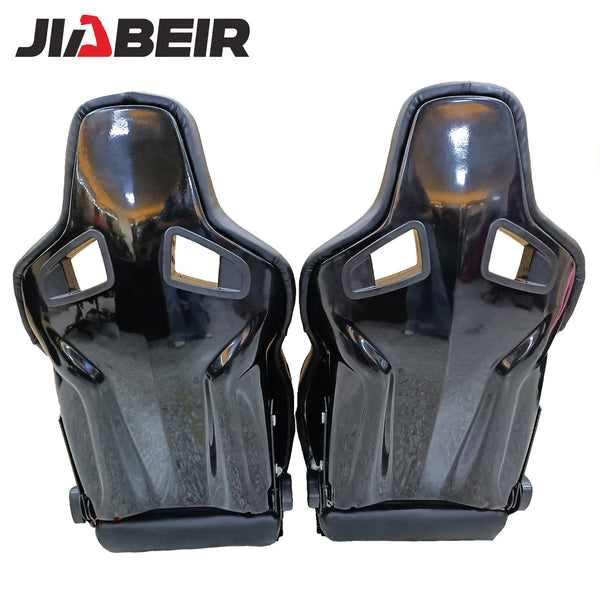 JIABEIR 1039R Fiberglass Comfortable Racing Adjustable Luxury Leather Fabric Car Vehicle Seats