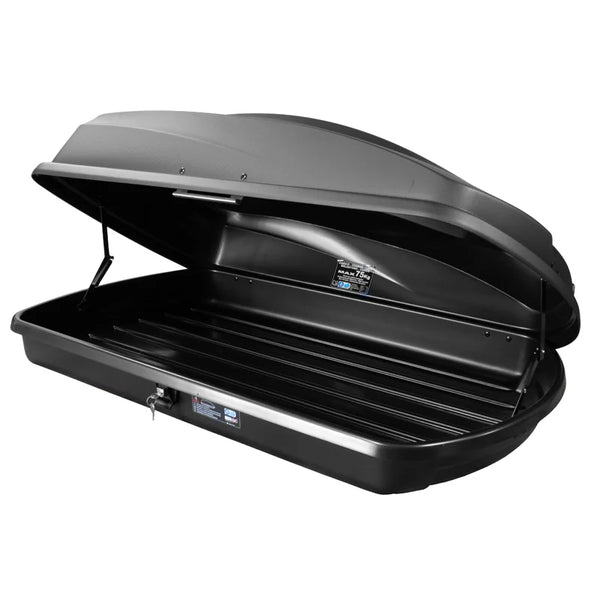 Twinny Load Roof box TBX 370 Litre Matt Black with Carbon Look Texture 138x78x36cm