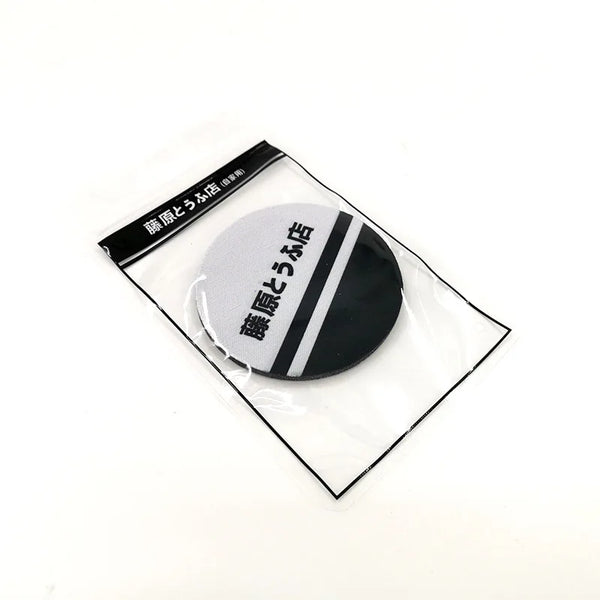 JDM Initial D Car Water Cup Mat Anti Slip Mat Car Interior Universal Car Odorless Coasters Door Slot Anti Slip Mat Accessories