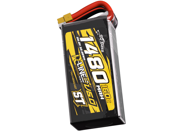 Tattu R-Line V6 1480mAh 6S 160C LiPo Battery with XT60 [ST]
