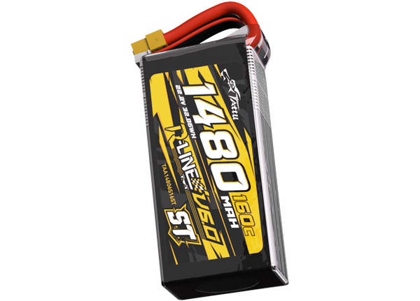 Tattu R-Line V6 1480mAh 6S 160C LiPo Battery with XT60 [ST]