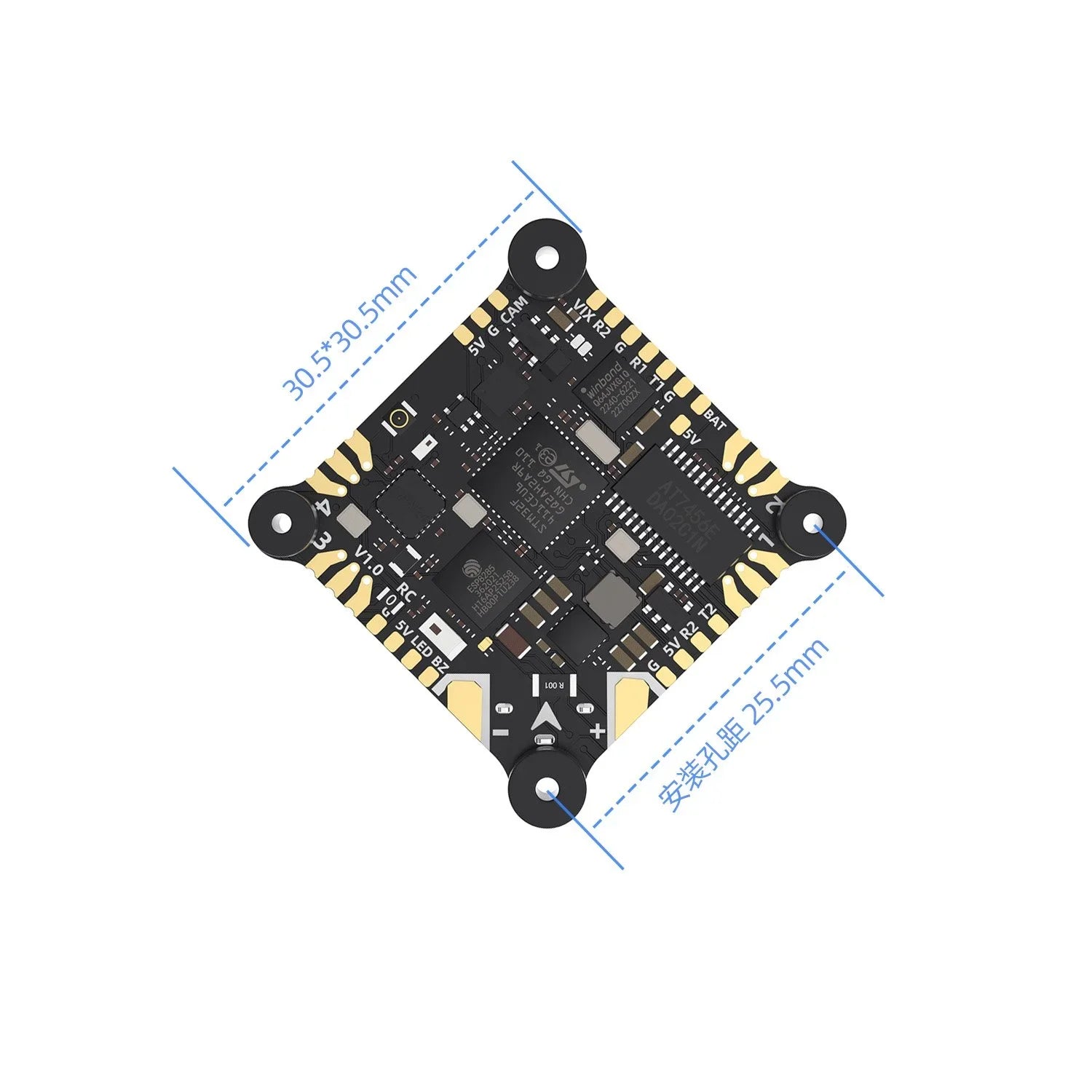 GEPRC TAKER F411-12A-E 1~2S AIO Flight Controller