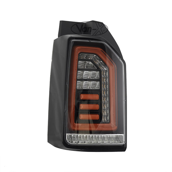 For VW T6 15-20 Transporter Tailgate LED Rear Lights Clear