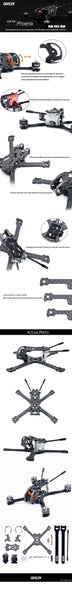 GepRC PX3 'Phoenix' 3" FPV Quadcopter Frame