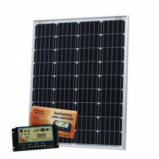 Photonic Universe 100W 12V Dual-Battery Solar Kit for Camper & Boat