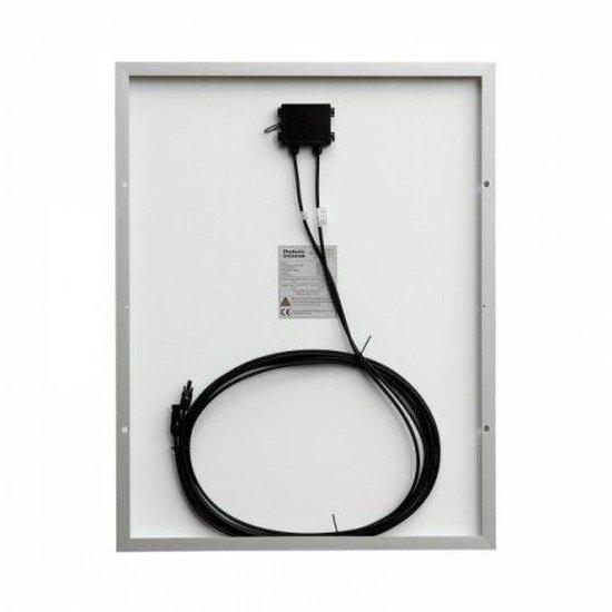 100W 12V Monocrystalline Solar Panel with 2×5 m MC4 Cables | 4Boats