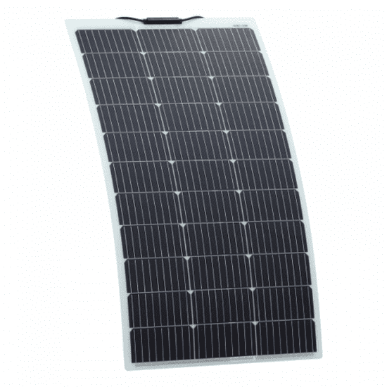 100W Semi-Flexible Fibreglass Solar Panel – ETFE Coating | 4Boats