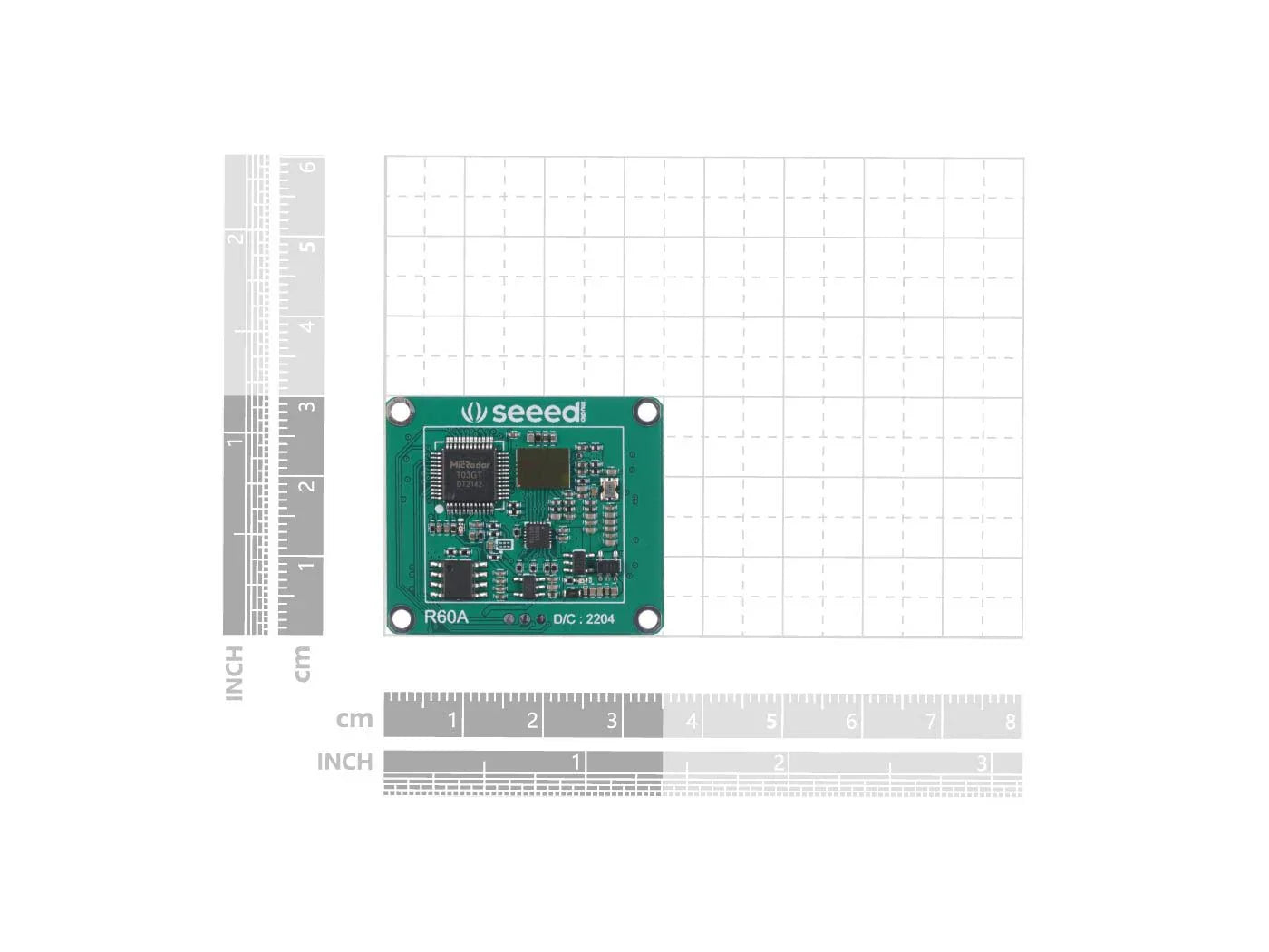 60GHz mmWave Radar Sensor - Breathing and Heartbeat Module