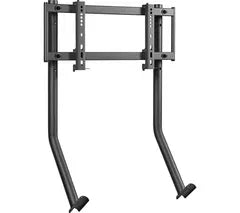 ADX Firebase RS03 Racing Simulator Cockpit Frame + Seat + Screen Mount - Black Driving Game Sim Racing Frame & Folding Seat - Wheel Pedals Xbox PS PC Console