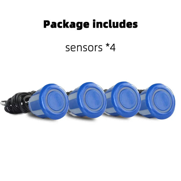 4PCS 22mm Ultrasonic Parking Sensors Reverse Backup Radar System Choose From Red, Black, White, Silver, Gray, Gold, and More!