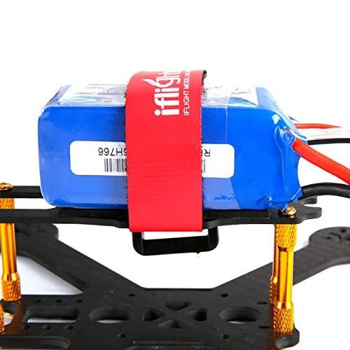 10pc Battery Self Adhesive Hook and Loop Tape