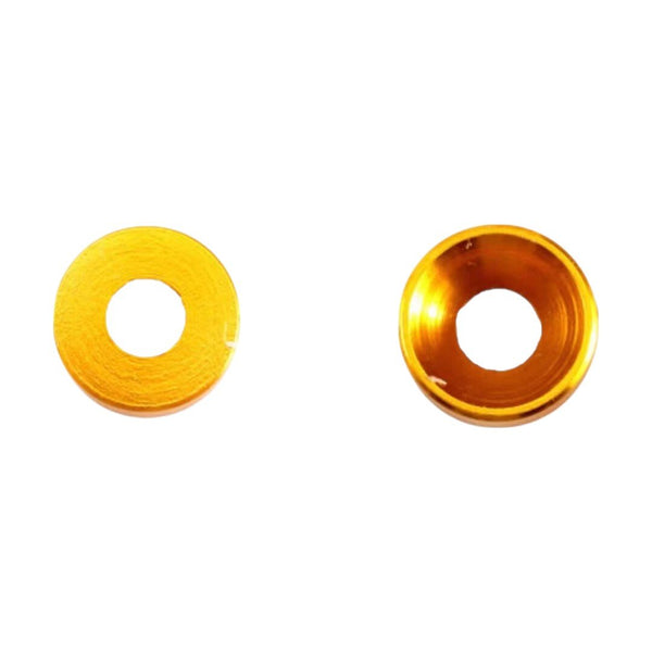 10pc M2 Cap Head Washers Coloured Aluminium Pack