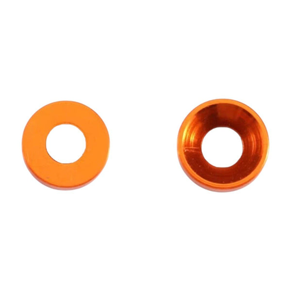 10pc M2 Cap Head Washers Coloured Aluminium Pack