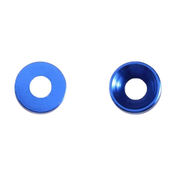 10pc M2 Cap Head Washers Coloured Aluminium Pack