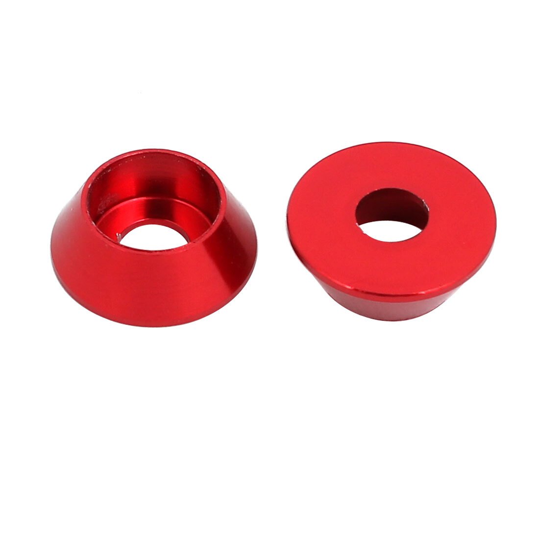 10pc M2 Countersunk Washers Coloured Aluminium Pack
