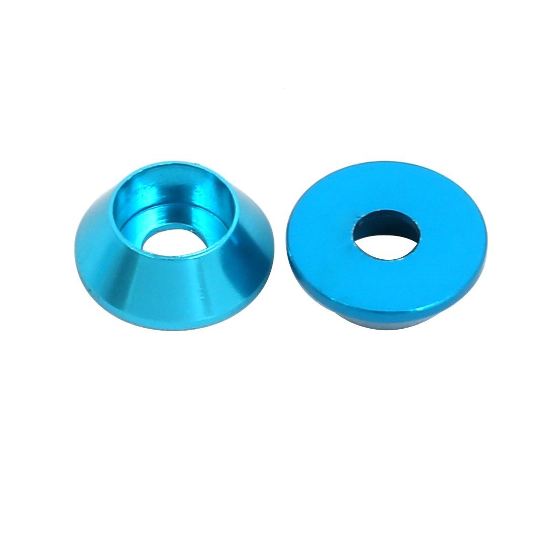 10pc M5 Countersunk Washers Coloured Aluminium Pack