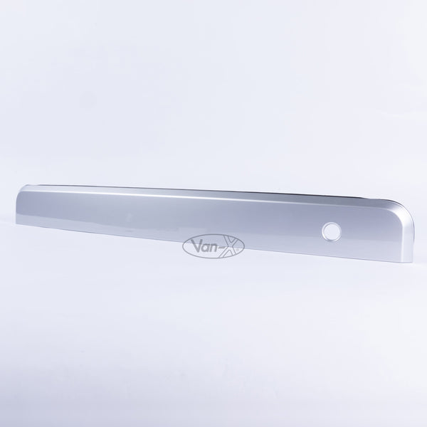 For VW T5, T5.1 Barn Door Rear Number Plate Unit - Reflex Silver Painted and Ready to Fit