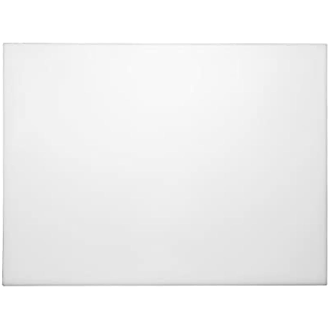 Hygiplas Large High Density White Chopping Board for Bakery - 60x45cm
