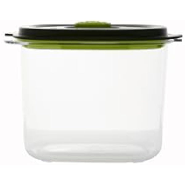 FoodSaver FFC026X Preserve & Marinate Vacuum Containers | 700 ml, 1.2 L & 1.8 L | Airtight BPA-Free Food Containers | Leak-Proof | Dishwasher-Safe | 3 Count, Transparent / Black