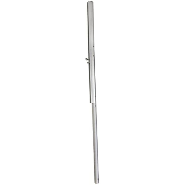 Windhager 10703 Premium Sun Sail Pole Height Adjustable Steel Pole for Sun Sail Rustproof Mast Height Max. 242.5 cm