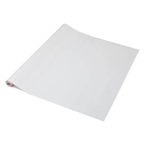 90cm x 5m d-c-fix GLOSSY WHITE sticky back plastic vinyl wrap film (200-5145)