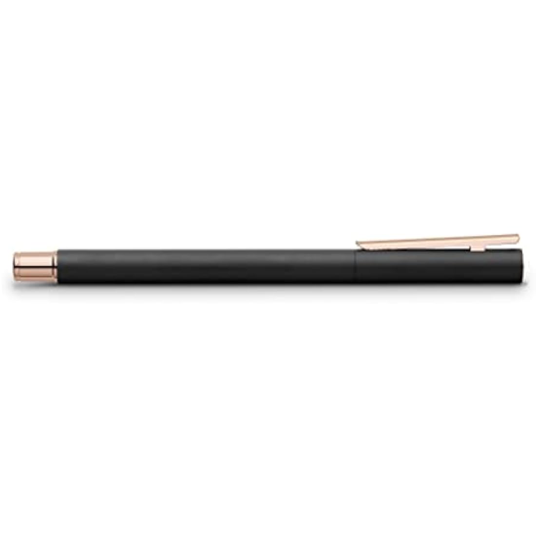 Faber-Castell Neo Slim 343101 Fountain Pen Metal Nib Width F Black with Rose Gold