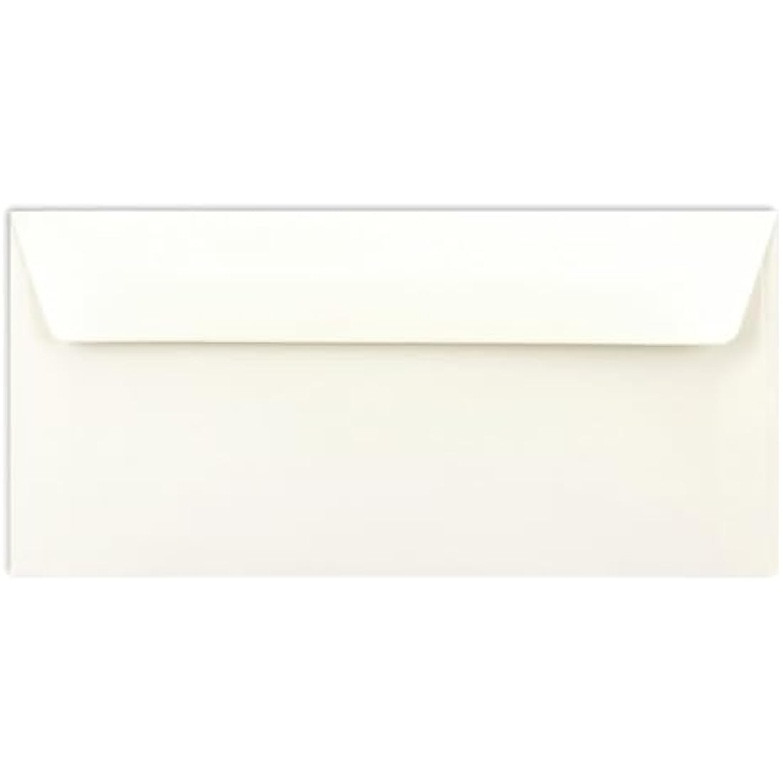 Envelopes DIN Long – Natural White – Premium Quality – 110 g/m² – 110 mm x 220 mm – Very Stable – Self-Adhesive – Quality Brand: Neuser Colourful 150 Umschläge Natural White