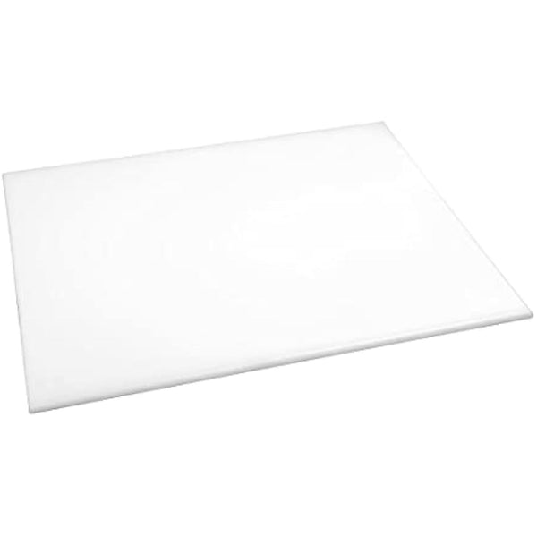 Hygiplas Large High Density White Chopping Board for Bakery - 60x45cm