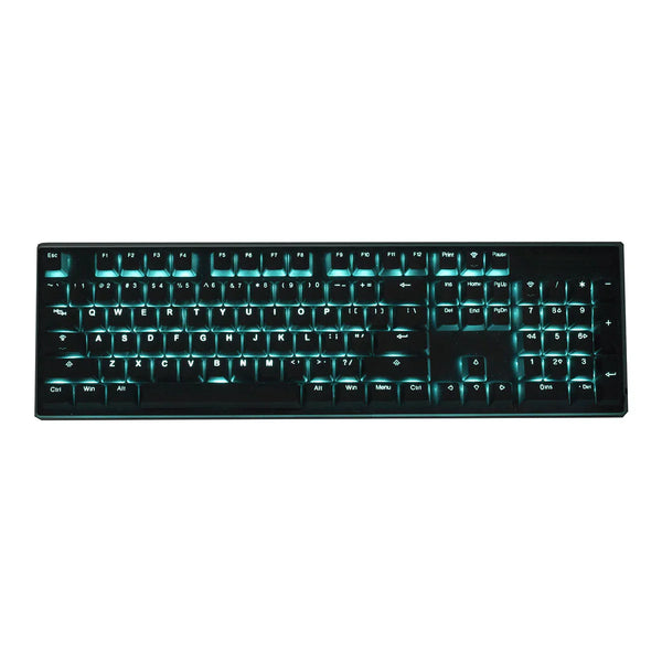 Tai-Hao Double Shot PBT Backlit Keycaps 108-Keys Set For Cherry MX Switch - Black
